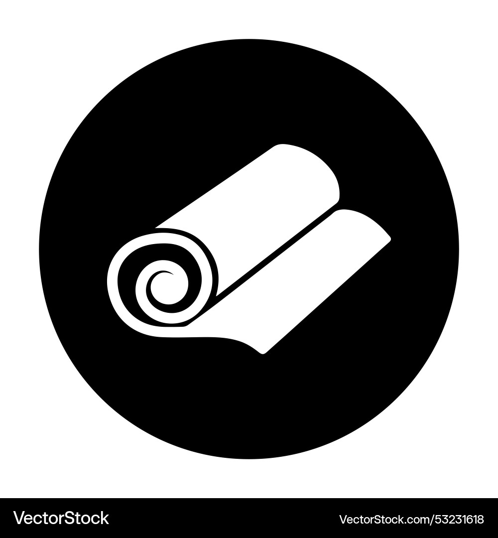 Fabric roll icons - multi series Vector Image