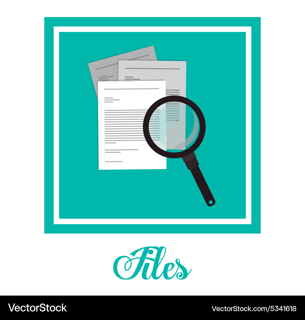 Files design Vector Image