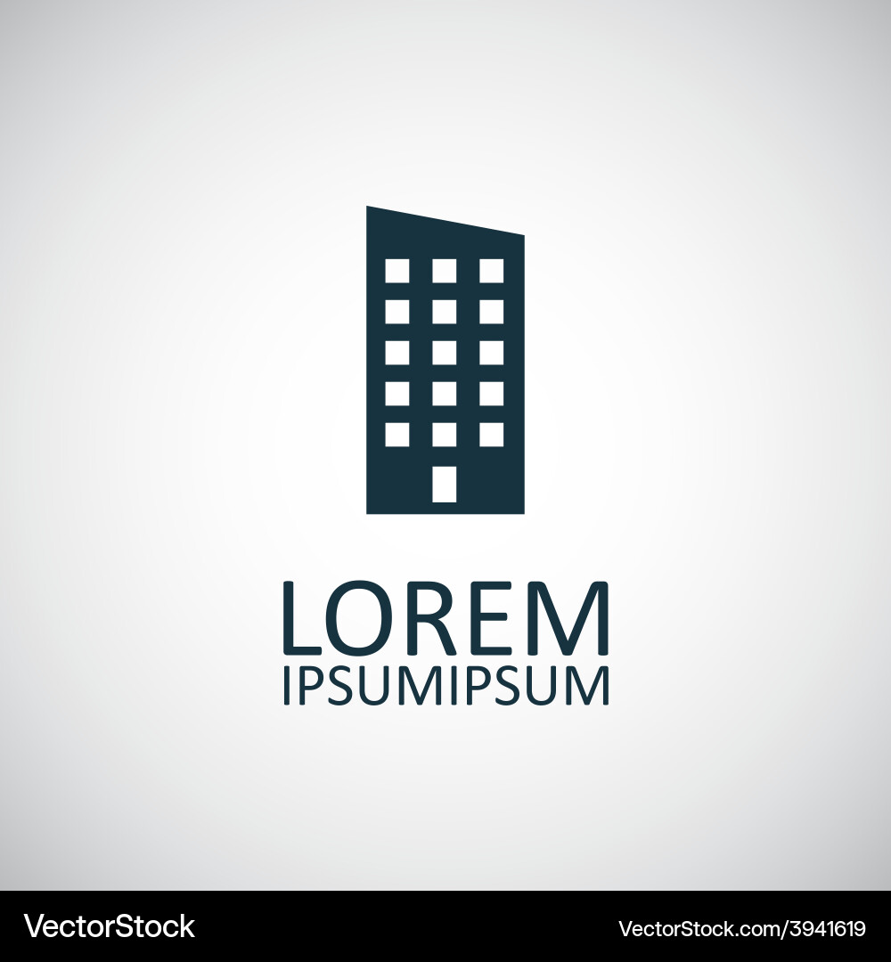 Building icon vector image