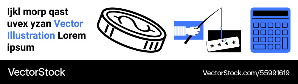 Coin calculator and analytics elements Coin calculator and analytics elements Vector Image