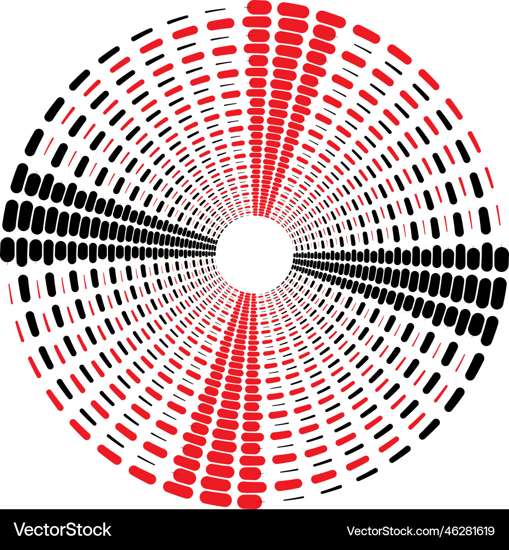 Dynamic abstract circle Vector Image