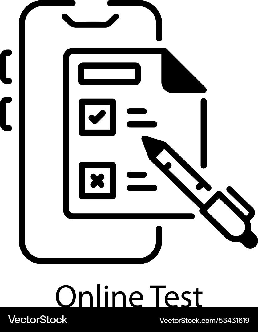 Lecture recording vector image