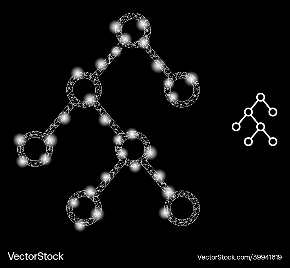 Polygonnetze binäre Diagrammverbindungen Polygonnetze binäre Diagrammverbindungen vektorbild