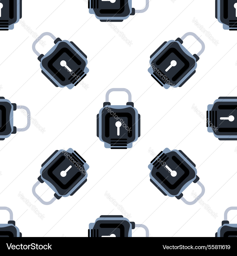 Seamless pattern with closed padlock securing Seamless pattern with closed padlock securing vector image