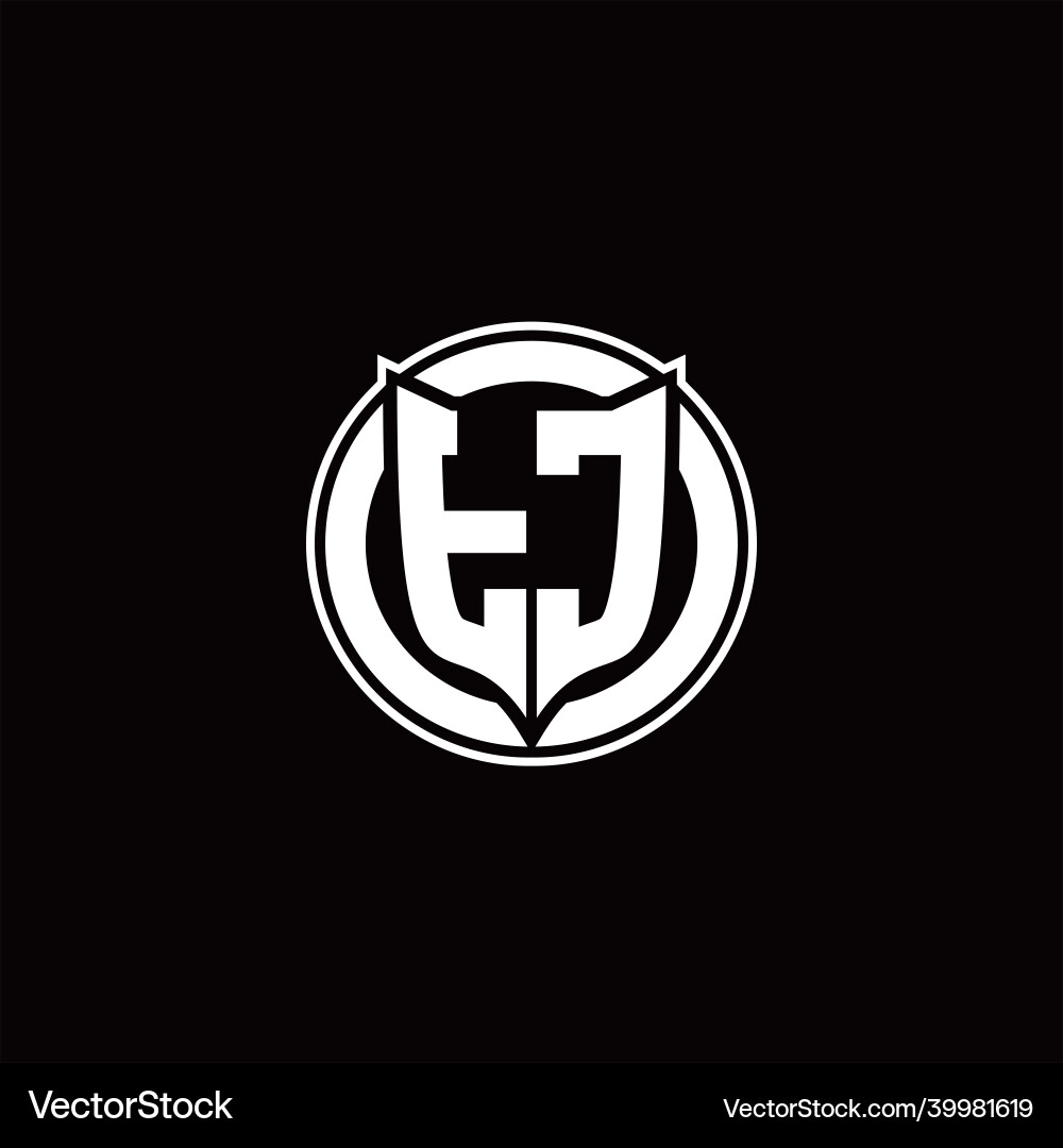 Tc logo monogram with shield and circluar shape Vector Image