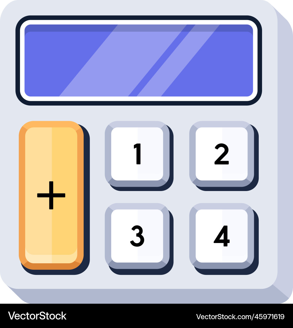 Totalizing device vector image