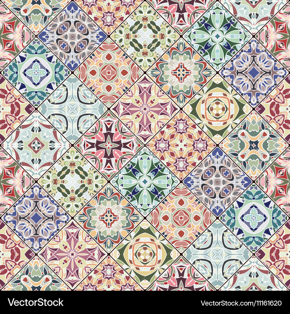 Collection of abstract patterns vector image
