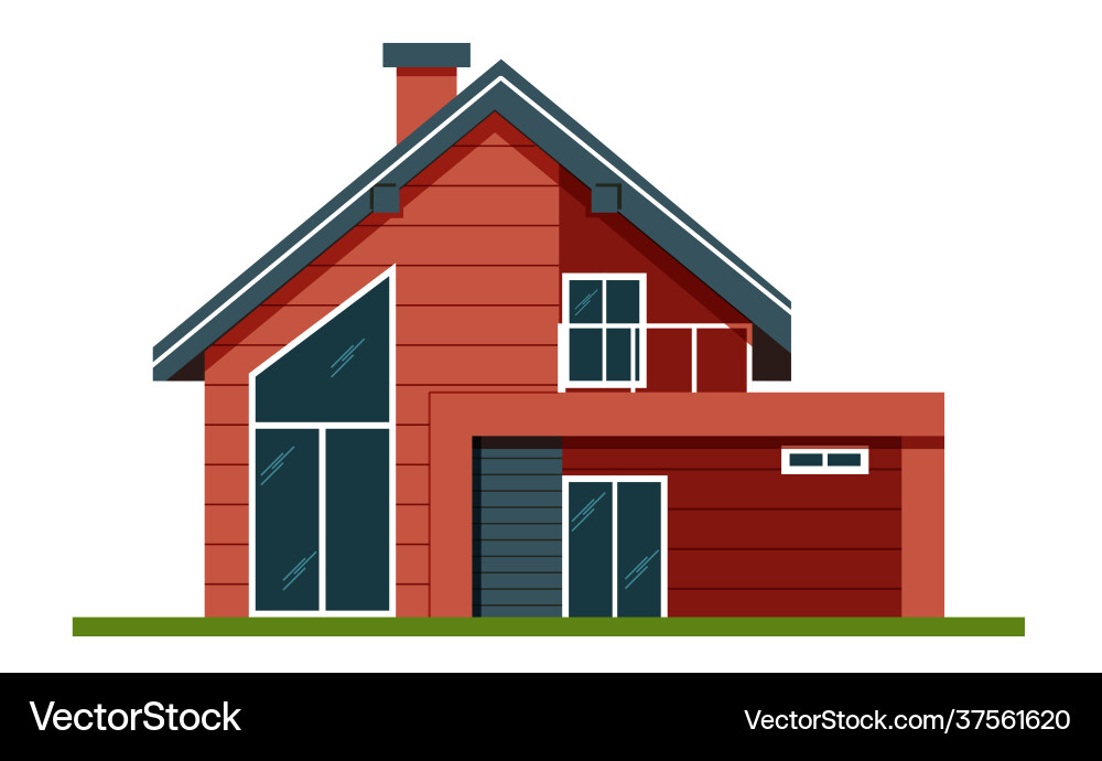 Hausfassade bunte Wohnung hous Hausfassade bunte Wohnung hous vektorbild
