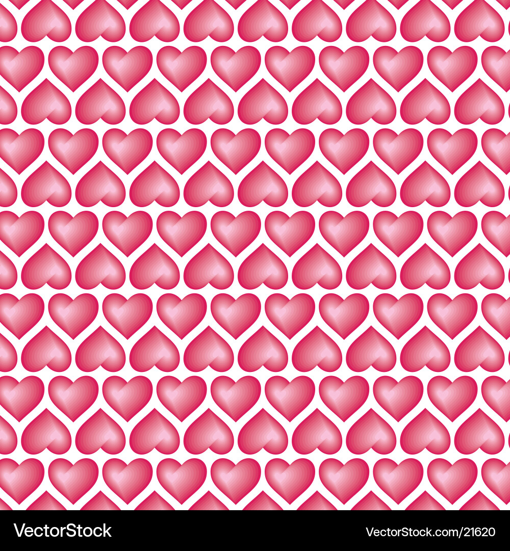 Heart pattern Vector Image