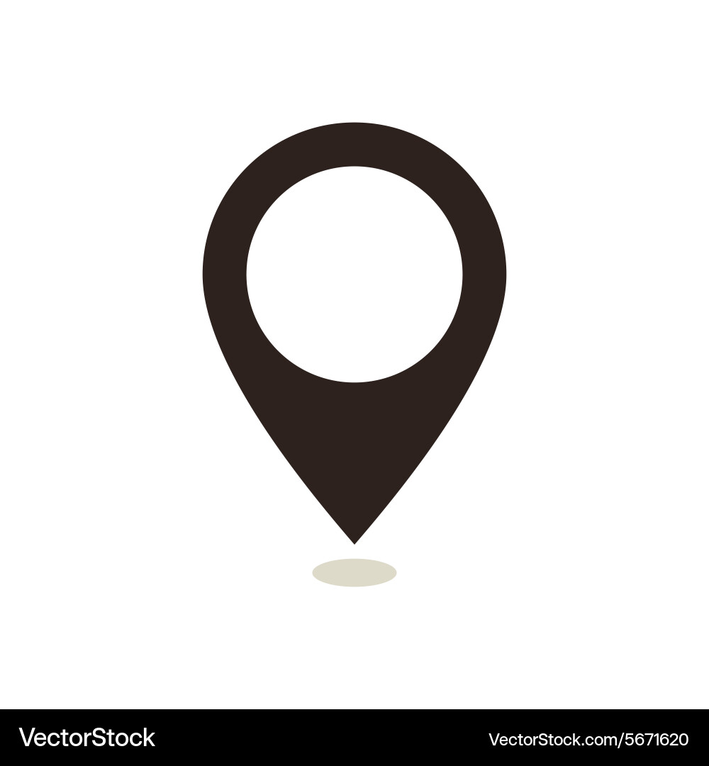 Map Pointer Icon vector image