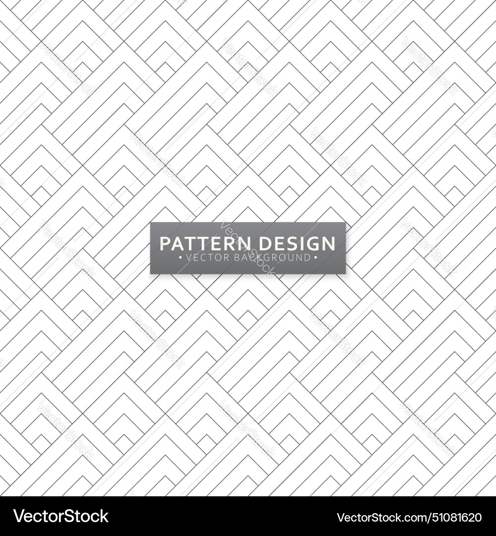 Minimalist square pattern background design vector image
