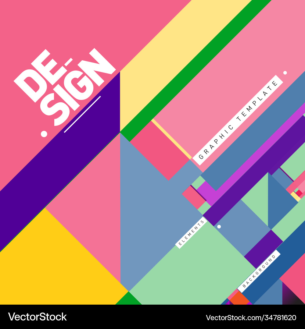 Modern colorful background material design Modern colorful background material design vector image