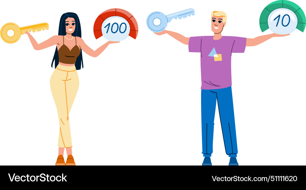 Optimization keyword difficulty Vector Image