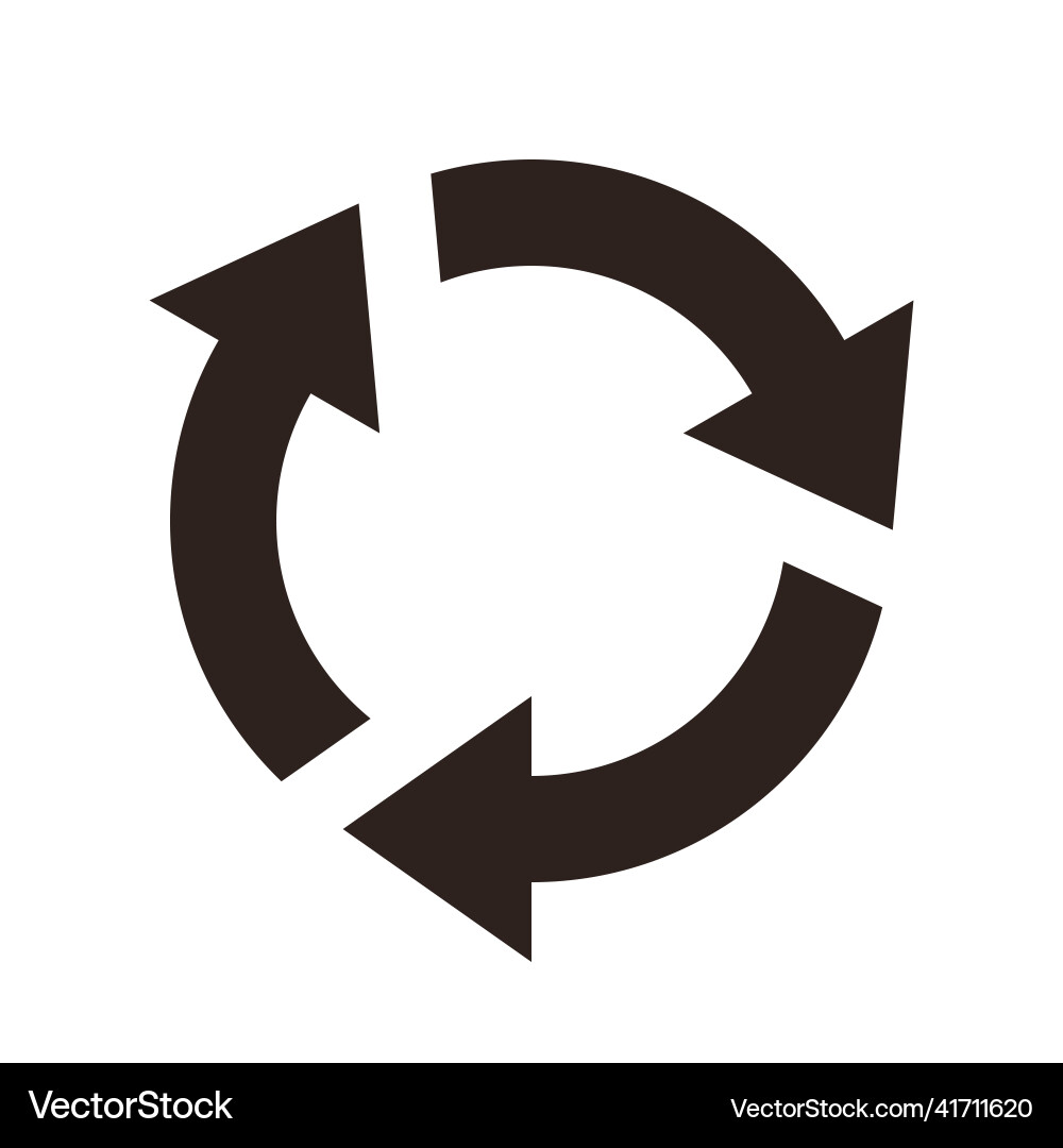 Repeat sign reload icon refresh loading reset Repeat sign reload icon refresh loading reset vector image