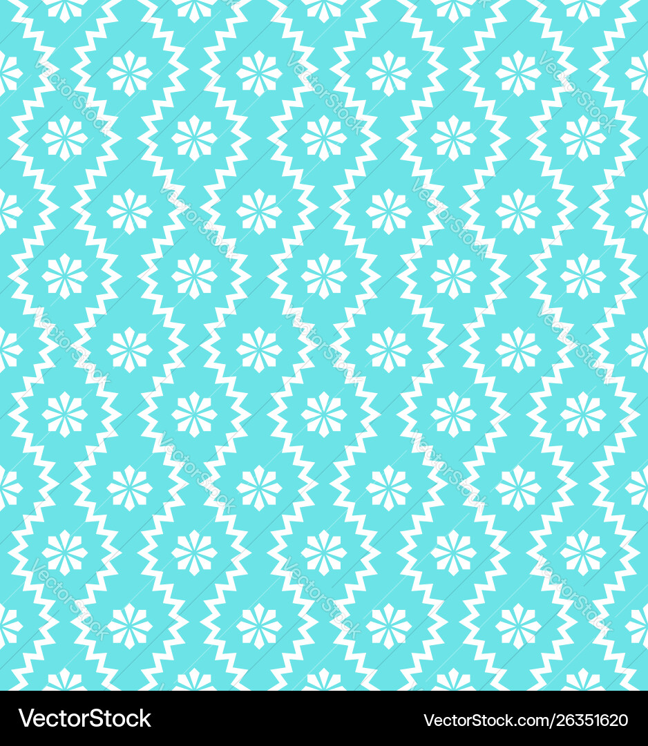 Seamless pattern with geometric zigzag and small vector image