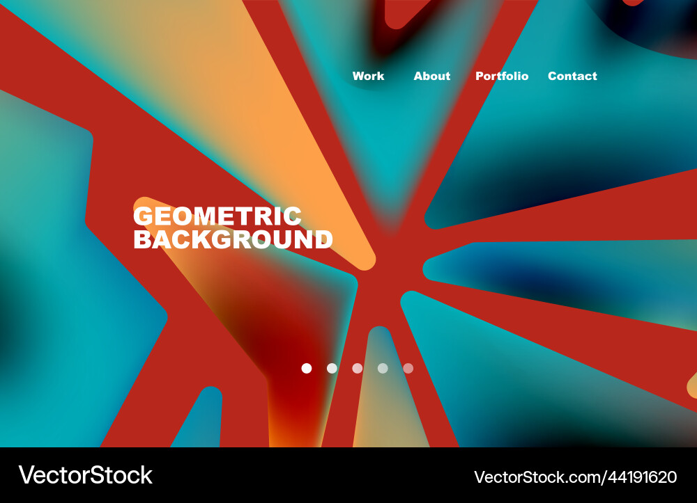 Shards shape composition abstract background web vector image