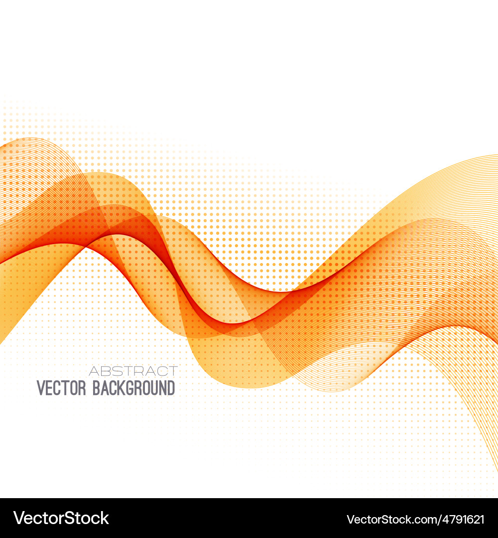 Abstract curved lines background template Vector Image
