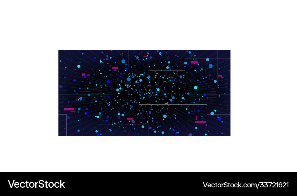 Big data visualization abstract stream Big data visualization abstract stream vector image