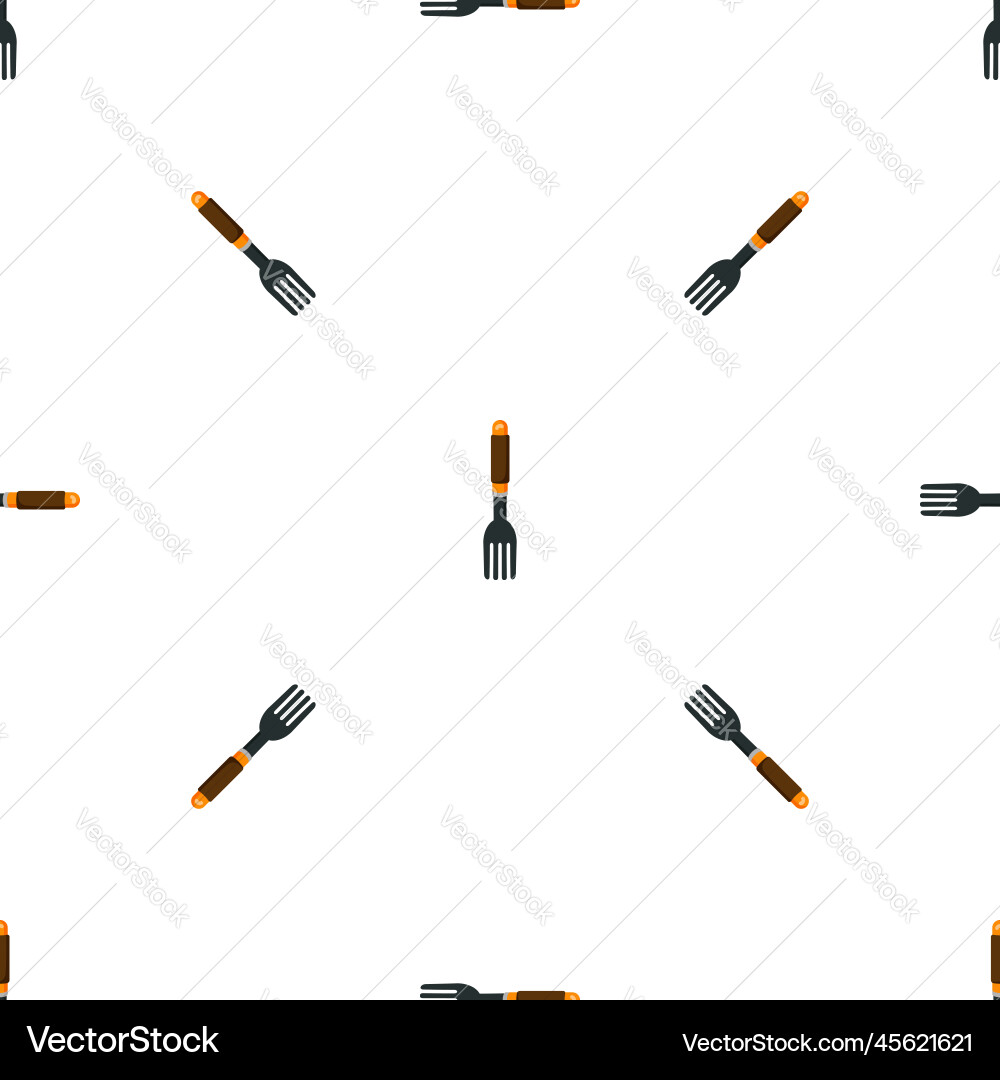 Farm handle fork pattern seamless Farm handle fork pattern seamless vector image