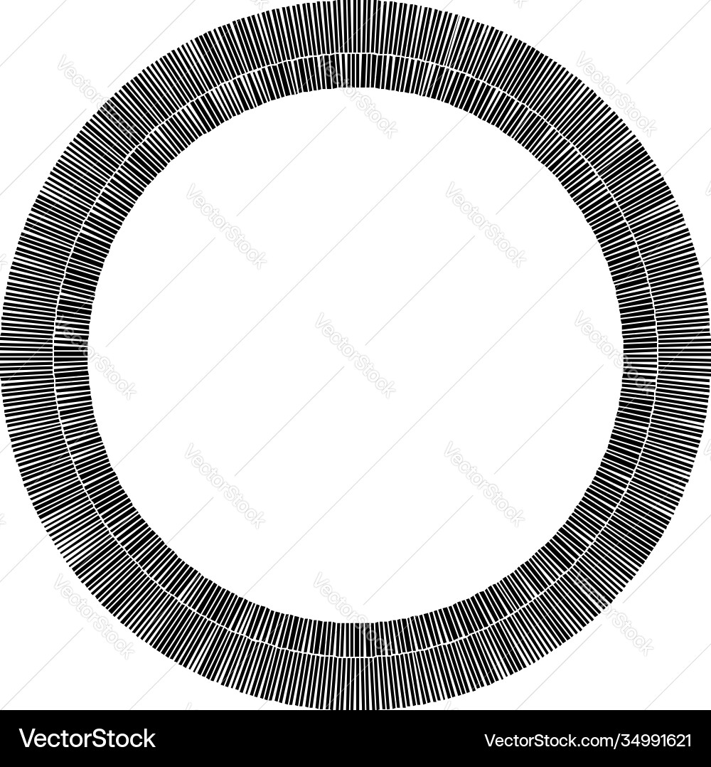 Geometric circle element circular stonework Geometric circle element circular stonework Vector Image