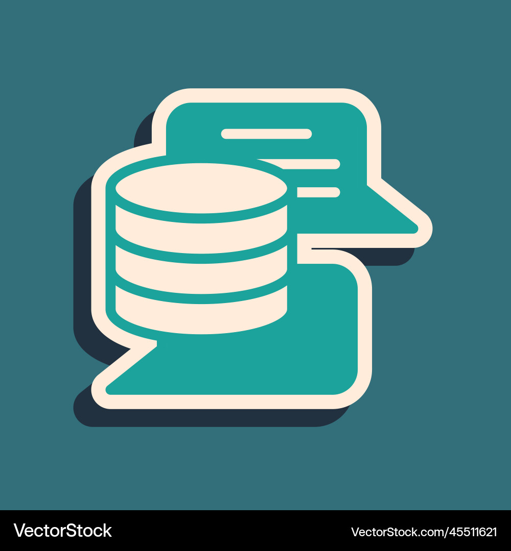 Green server data web hosting icon isolated Green server data web hosting icon isolated Vector Image