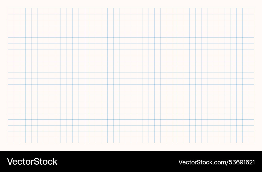 Grid Paper Notebook Background vector image