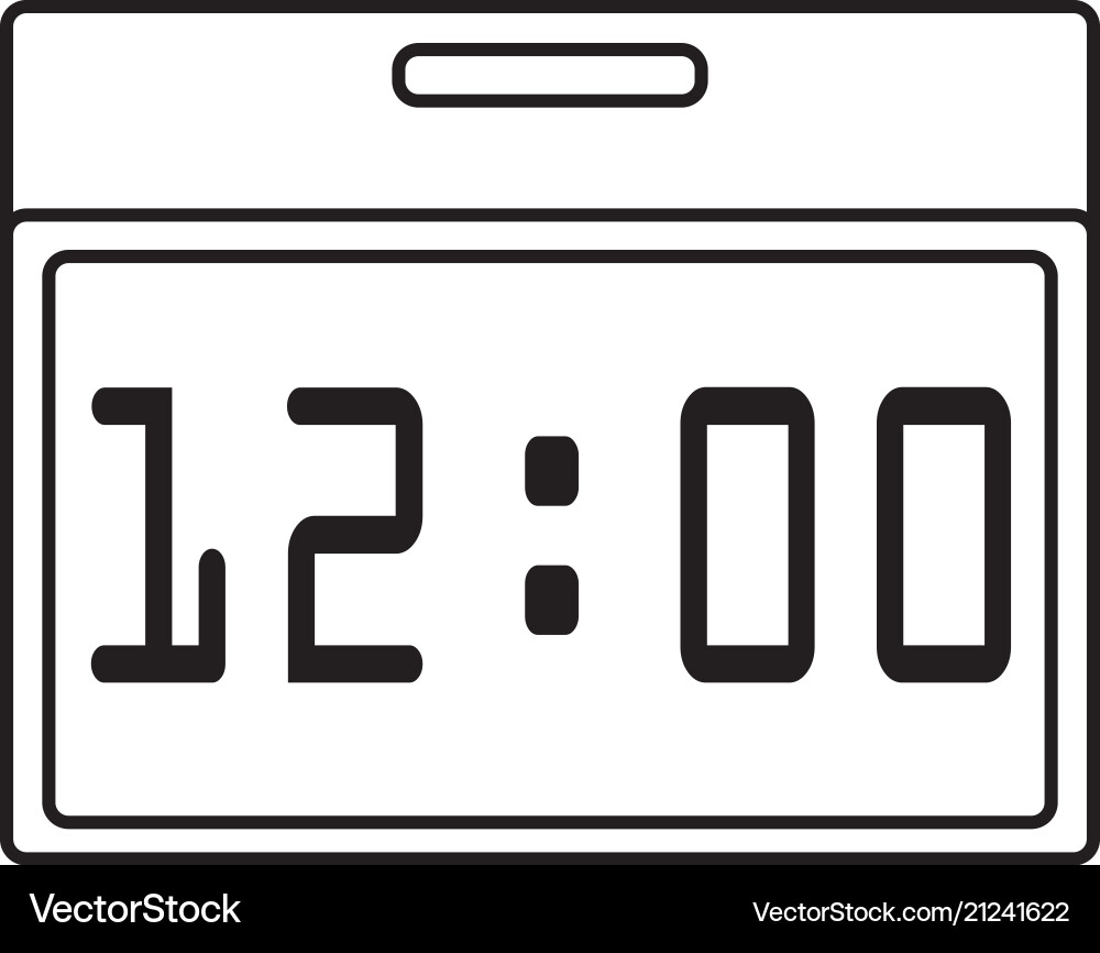 Abstract clock object Abstract clock object vector image