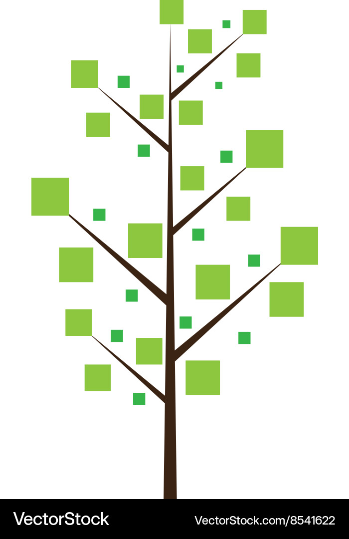 Abstract tree Vector Image