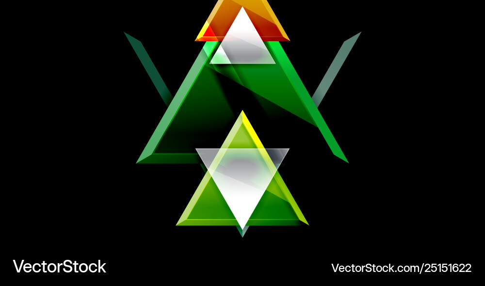 Dynamic triangle composition abstract background Dynamic triangle composition abstract background vector image
