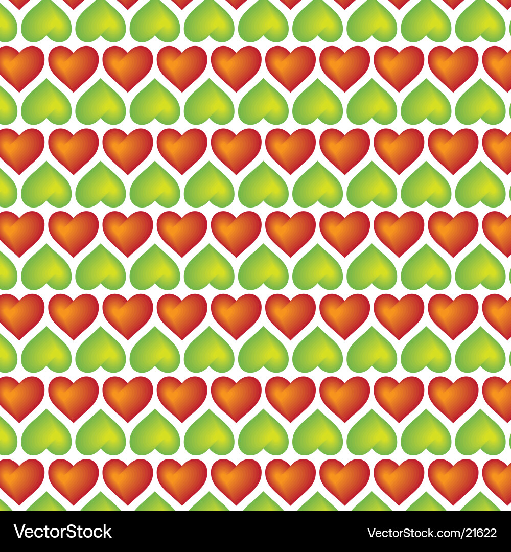 Heart pattern Vector Image