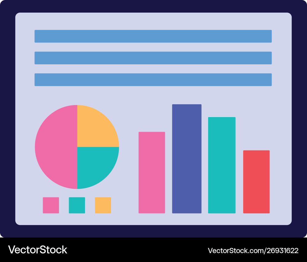 Isolated workflow and infographic design Vector Image