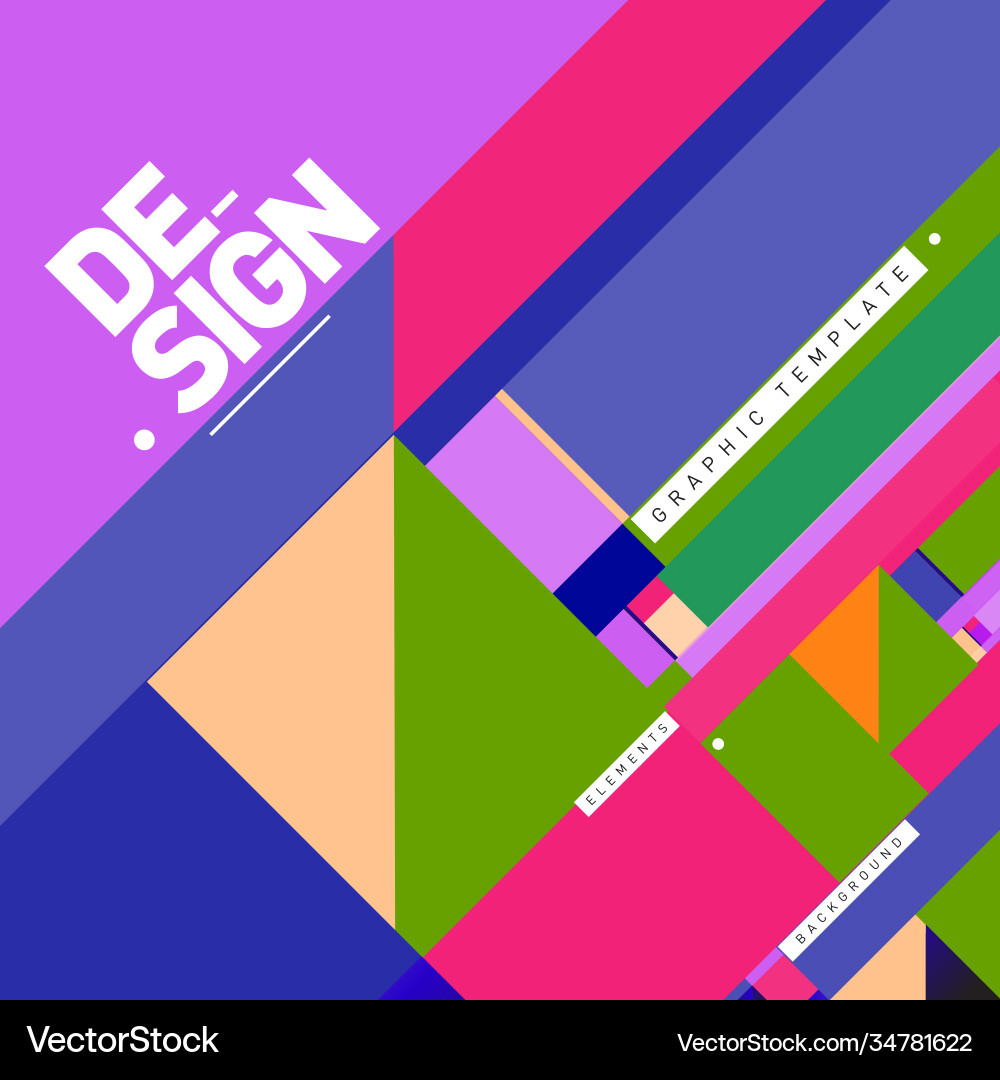 Modern colorful background material design Modern colorful background material design vector image