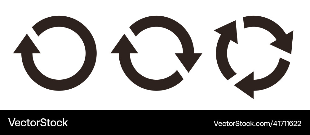 Reload & Refresh Cycle Icon vector image