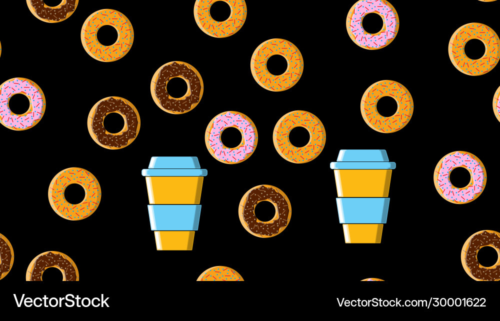 Seamless pattern texture from different vector image