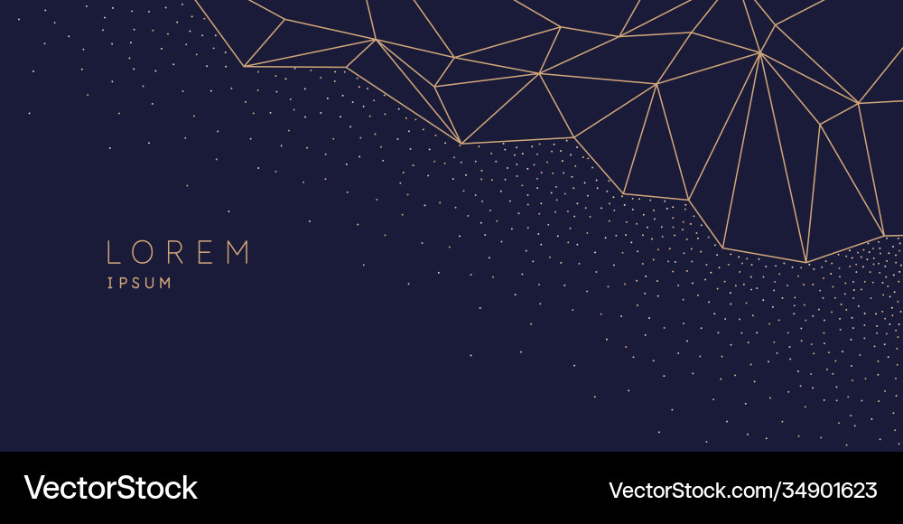 Abstract background with dynamic shapes Vector Image