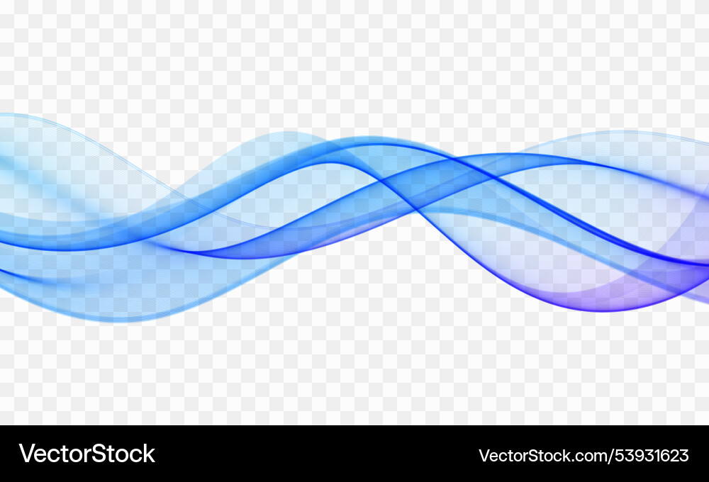 Abstract design element of smooth wave lines Abstract design element of smooth wave lines vector image