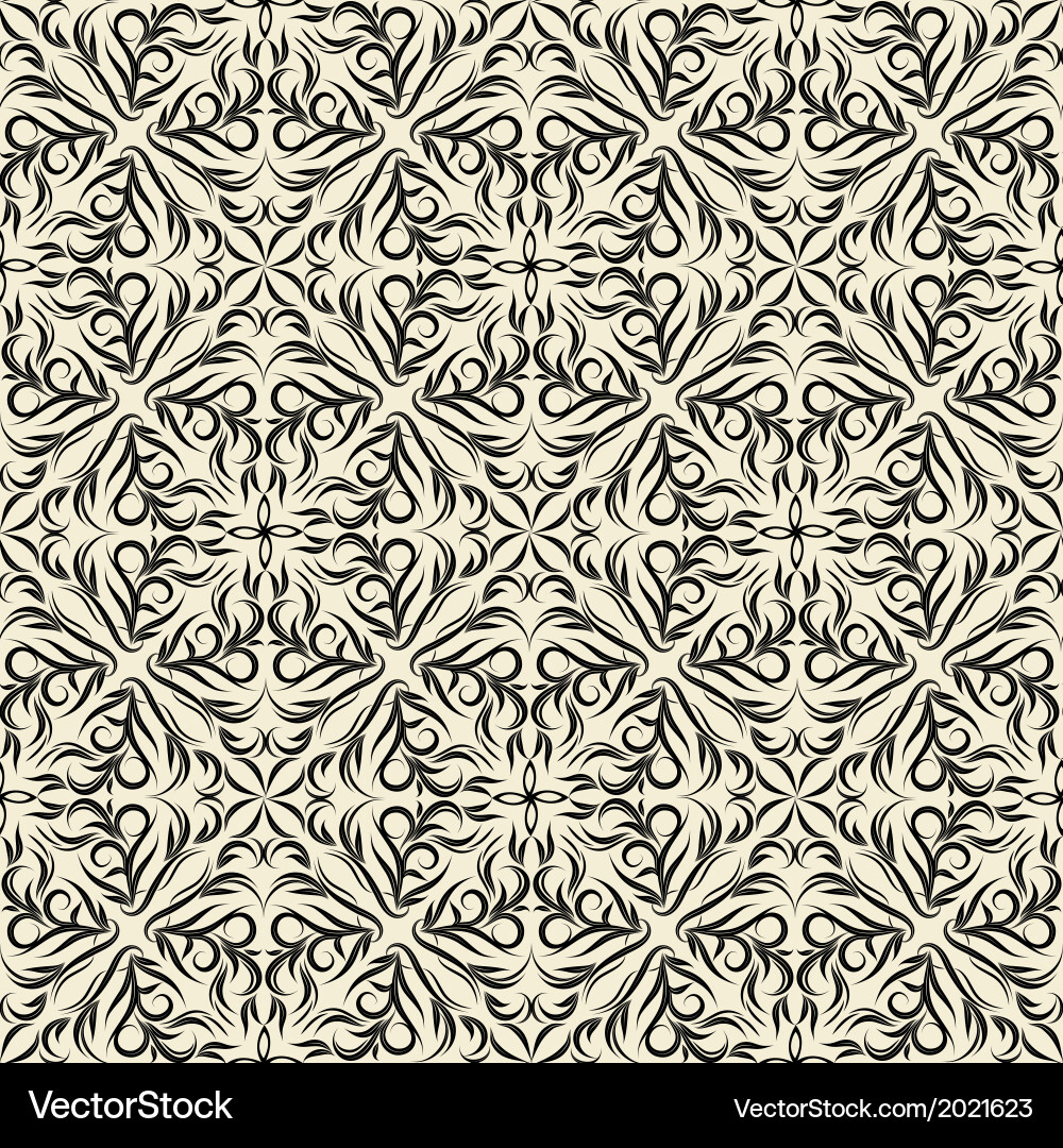 Damask pattern Vector Image