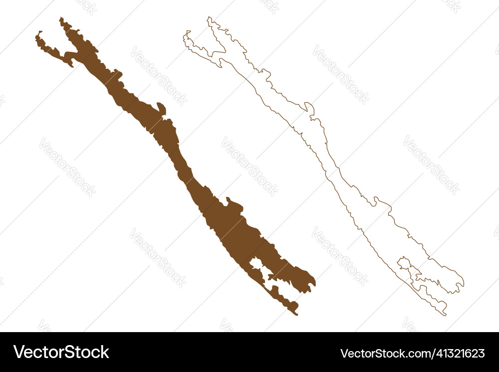Dugi otok island republic of croatia dalmatian Dugi otok island republic of croatia dalmatian vector image
