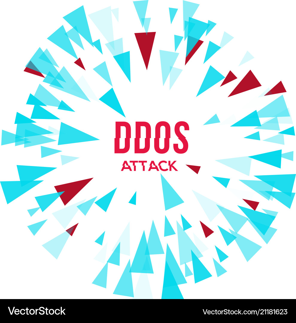 Hacker ddos attack protection Hacker ddos attack protection vector image