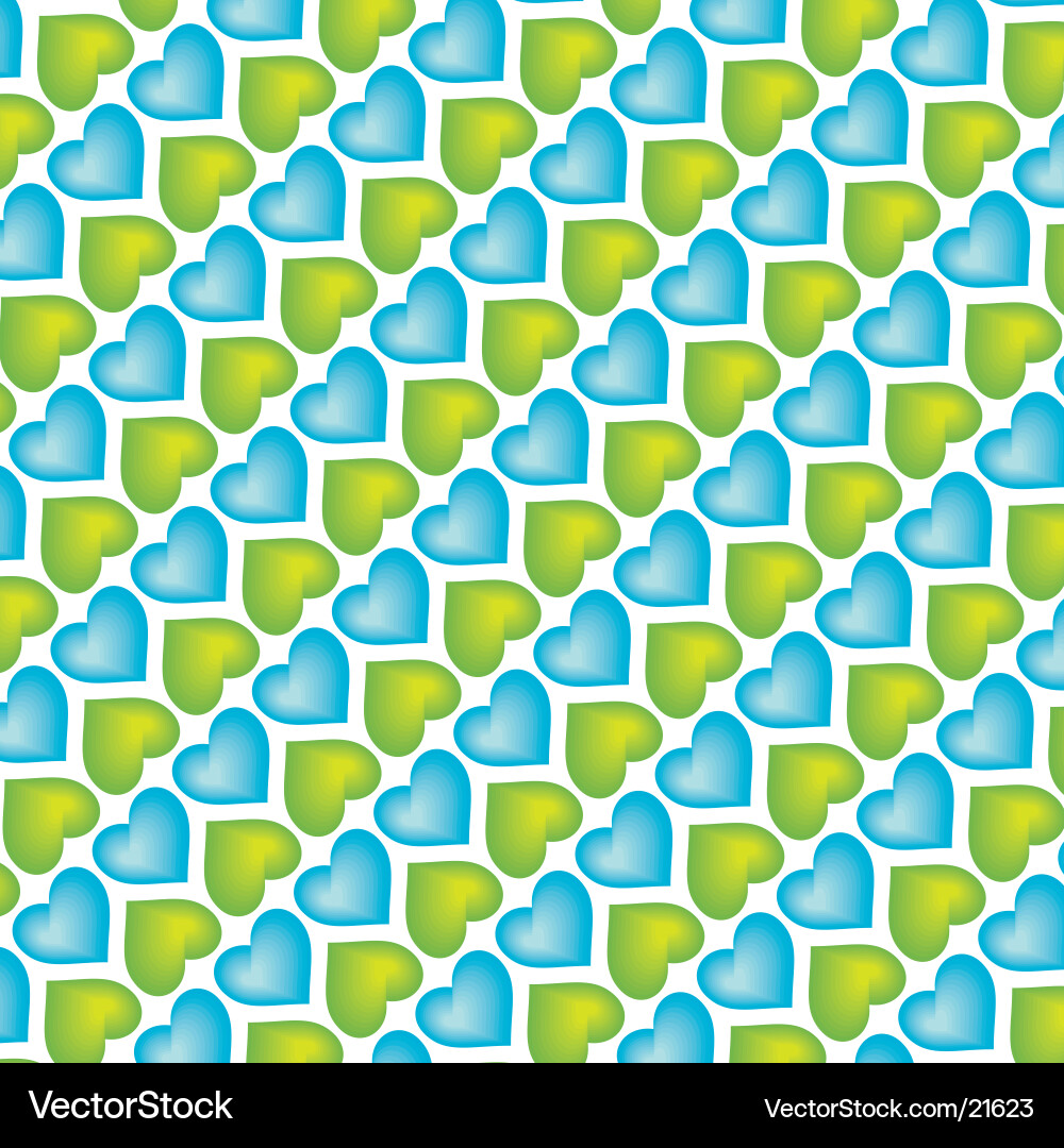 Heart Motif Background Vector Image