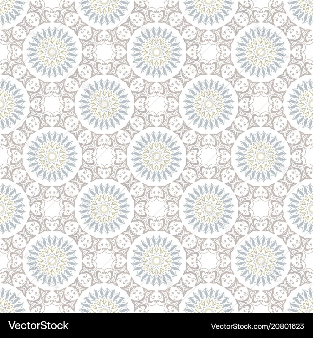 Kompliziertes Mandala-Muster Vektorbild