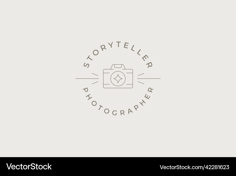 Line Art monochrome einfache Foto Videokamera Line Art monochrome einfache Foto Videokamera vektorbild
