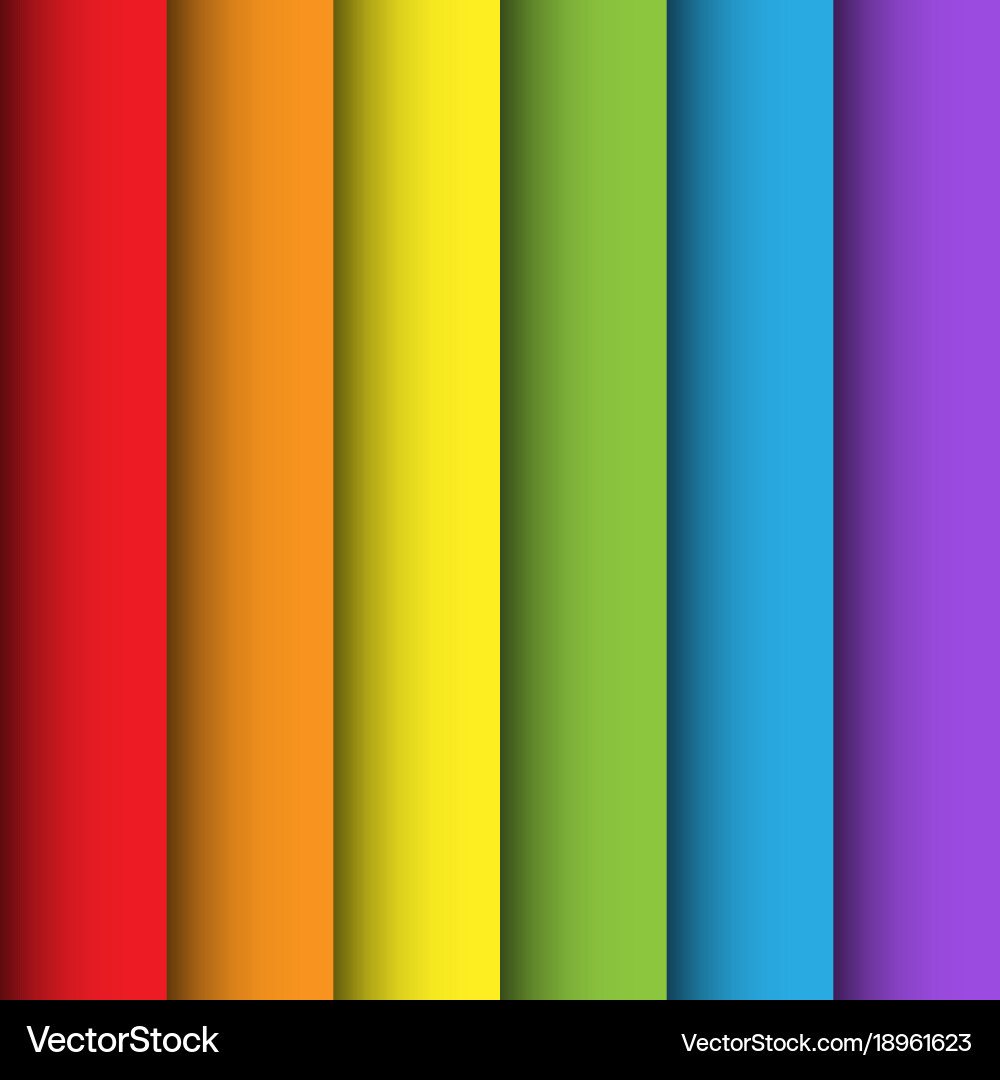 Overlapping colorful paper sheets in colors Vector Image