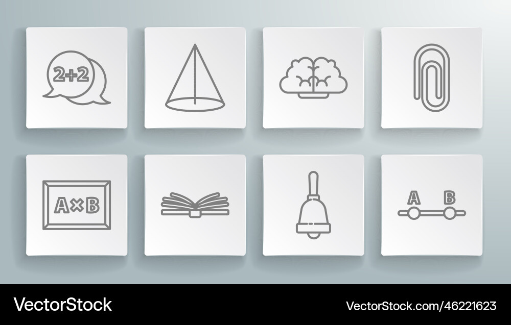 Set line calculation graph schedule chart Set line calculation graph schedule chart vector image