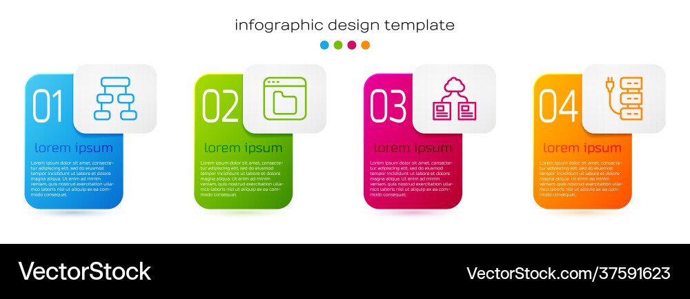 Set line hierarchy organogram chart browser files Set line hierarchy organogram chart browser files Vector Image