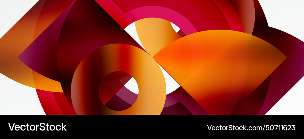 Trendy simple circle abstract background Trendy simple circle abstract background vector image