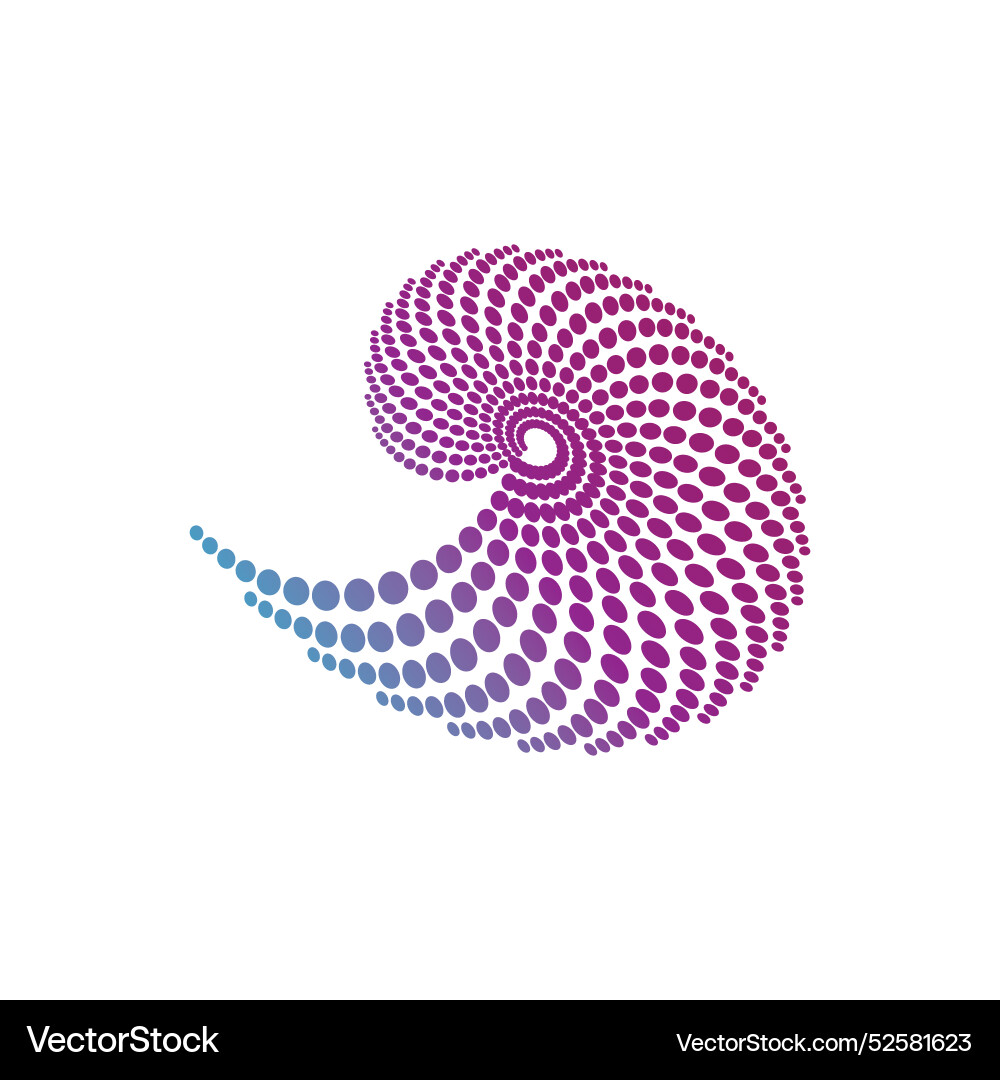 Vortex circle logo Royalty Free Vector Image - VectorStock