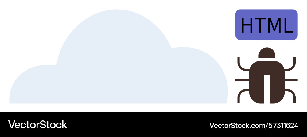 Cloud Computing Schwachstelle und Debugging Cloud Computing Schwachstelle und Debugging vektorbild