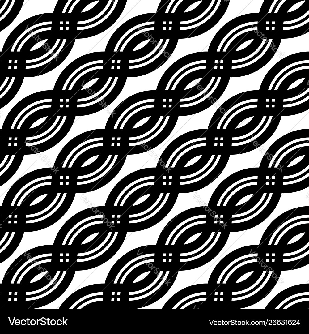 Design seamless monochrome grid pattern Vector Image