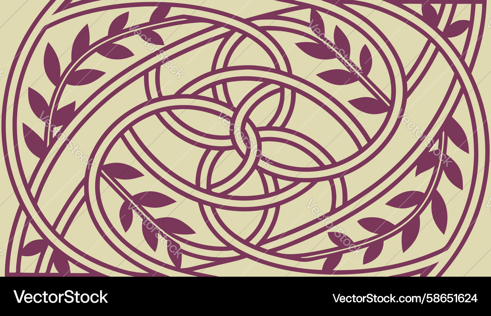 Fluid Curved Abstract Pattern Vector Image